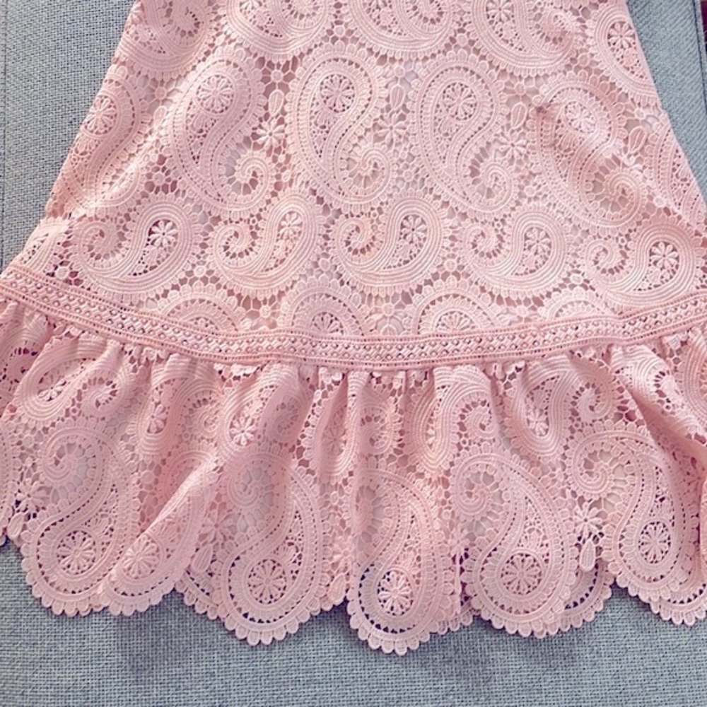 Shoshanna Kiera Lace Fit & Flare Dress - Picture 15 of 15